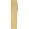 Ekena Millwork 2"W x 10"D x 10"H Thin Mayflower Rough Cedar Woodgrain TimberThane Corbel, Primed Tan CORUR02X10X10MAYRCPR - alternate 3